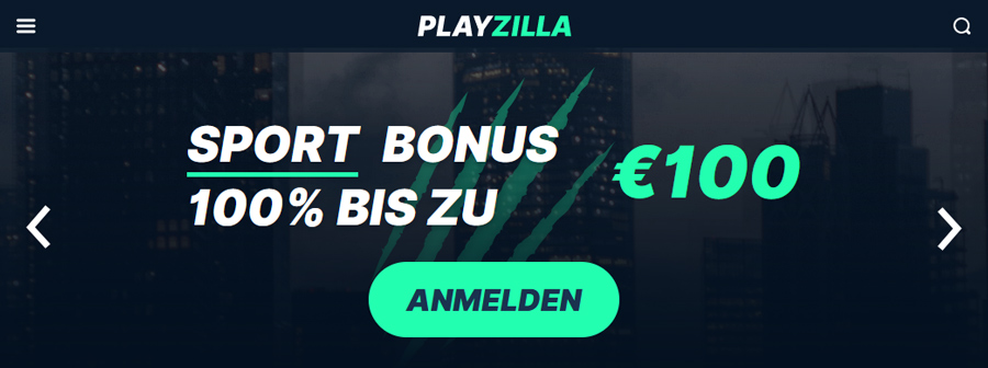 Playzilla Sportwetten Bonus