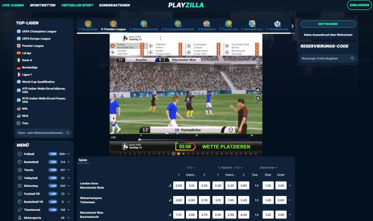 playzilla virtual sports