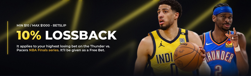 Beispiel: Anlässlich der NBA Finals hatte Rainbet eine Lossback-Aktion im Programm