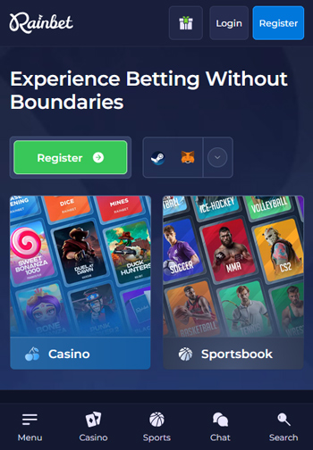 Rainbet Mobile Sports Betting