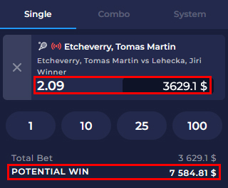 Rainbet Tennis Wettlimit